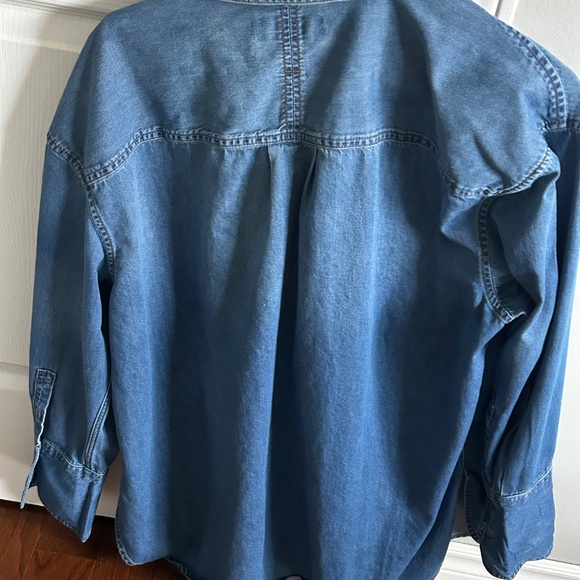 Banana Reoublic oversized denim shirt - Picture 6 of 6